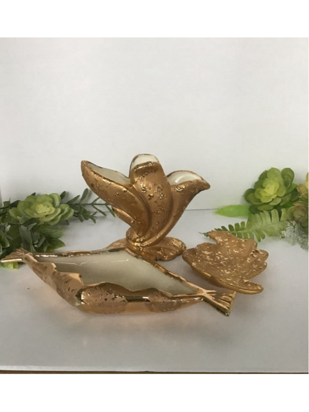 Vintage Weeping gold decorating set
